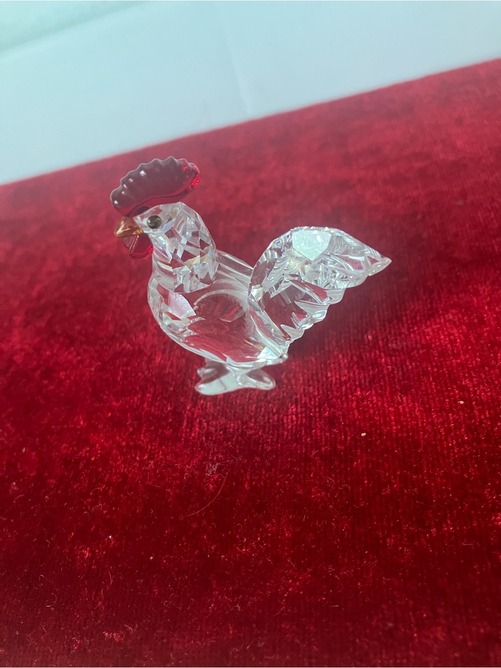 Swarovski Crystal Cockerel Rooster 247759 Peaceful Countryside Retired.